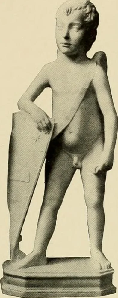An illustration from Catalogue of plaster reproductions from antique, medieval and modern sculpture : subjects suitable for schools, libraries, and homes., 1911, leaf 44