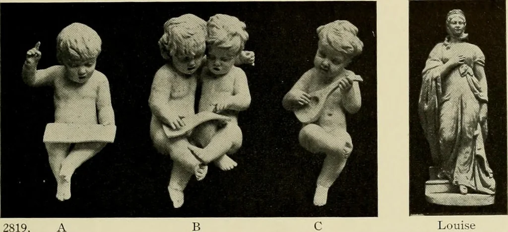 An illustration from Catalogue of plaster reproductions from antique, medieval and modern sculpture : subjects suitable for schools, libraries, and homes., 1911, leaf 50