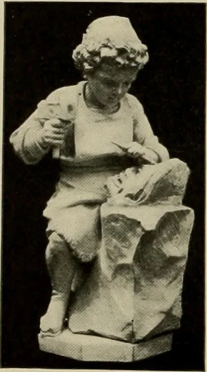 An illustration from Catalogue of plaster reproductions from antique, medieval and modern sculpture : subjects suitable for schools, libraries, and homes., 1911, leaf 53