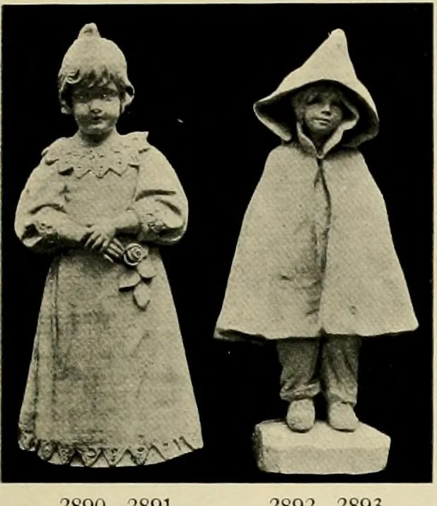 An illustration from Catalogue of plaster reproductions from antique, medieval and modern sculpture : subjects suitable for schools, libraries, and homes., 1911, leaf 56