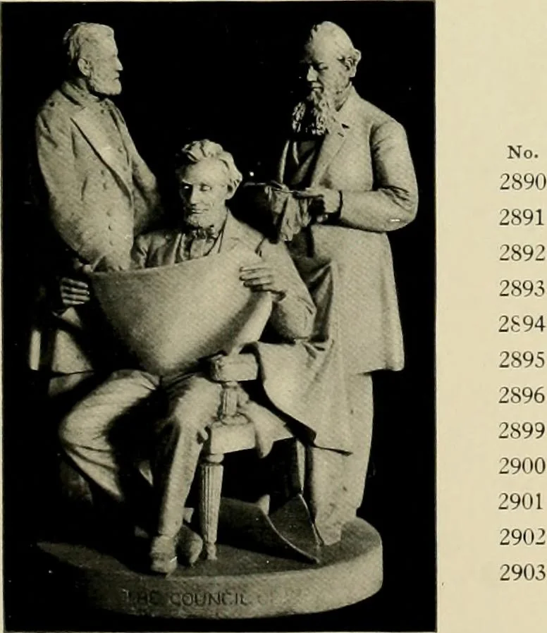 An illustration from Catalogue of plaster reproductions from antique, medieval and modern sculpture : subjects suitable for schools, libraries, and homes., 1911, leaf 56