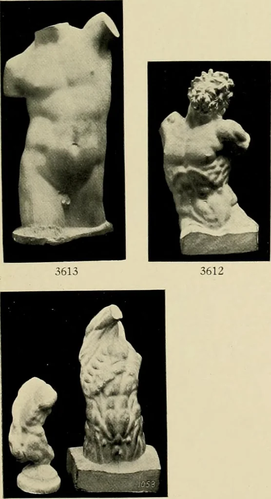 An illustration from Catalogue of plaster reproductions from antique, medieval and modern sculpture : subjects suitable for schools, libraries, and homes., 1911, leaf 58