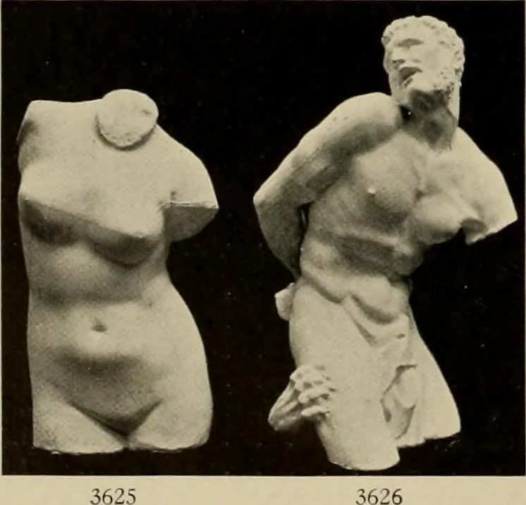 An illustration from Catalogue of plaster reproductions from antique, medieval and modern sculpture : subjects suitable for schools, libraries, and homes., 1911, leaf 59