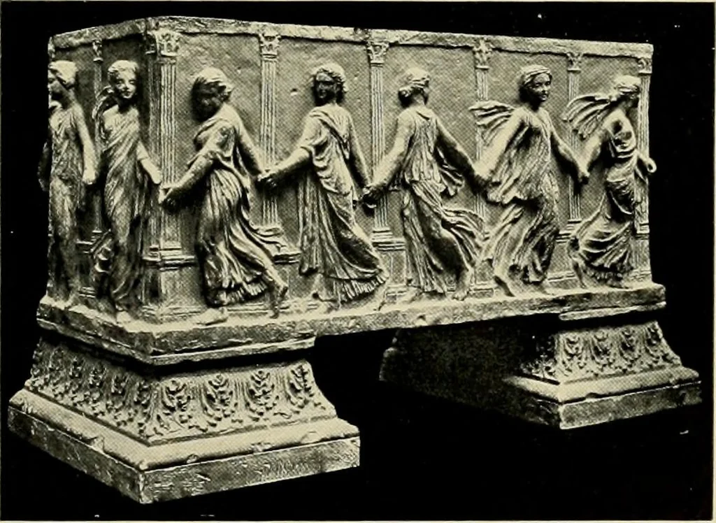 An illustration from Catalogue of plaster reproductions from antique, medieval and modern sculpture : subjects suitable for schools, libraries, and homes., 1911, leaf 62