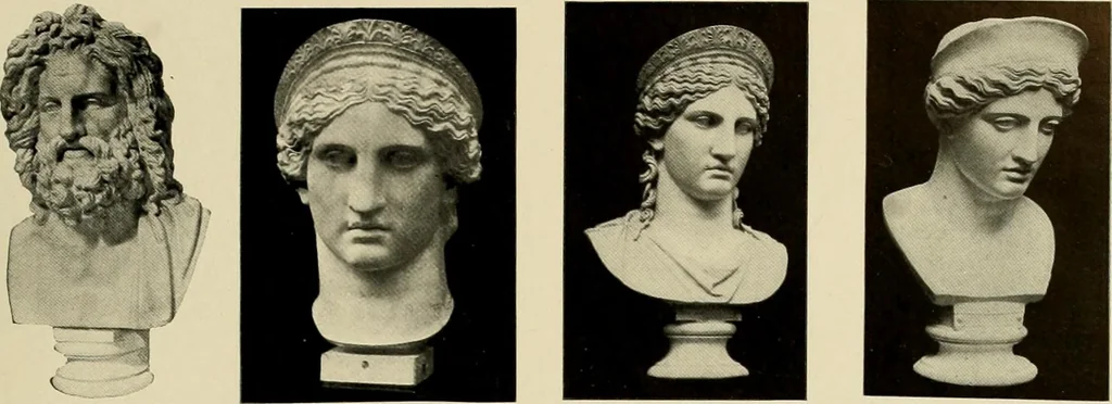 An illustration from Catalogue of plaster reproductions from antique, medieval and modern sculpture : subjects suitable for schools, libraries, and homes., 1911, leaf 64