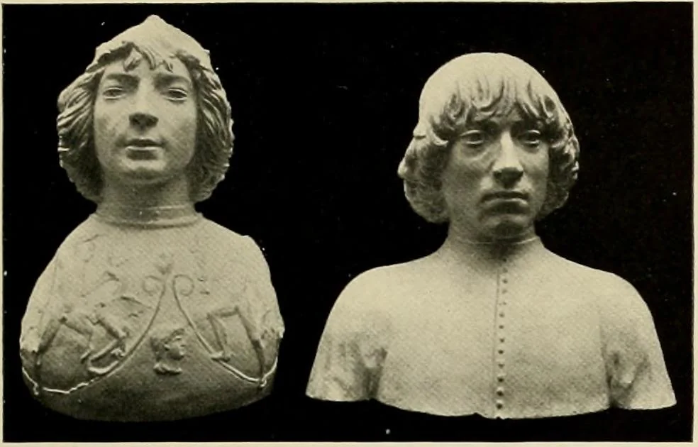 An illustration from Catalogue of plaster reproductions from antique, medieval and modern sculpture : subjects suitable for schools, libraries, and homes., 1911, leaf 74
