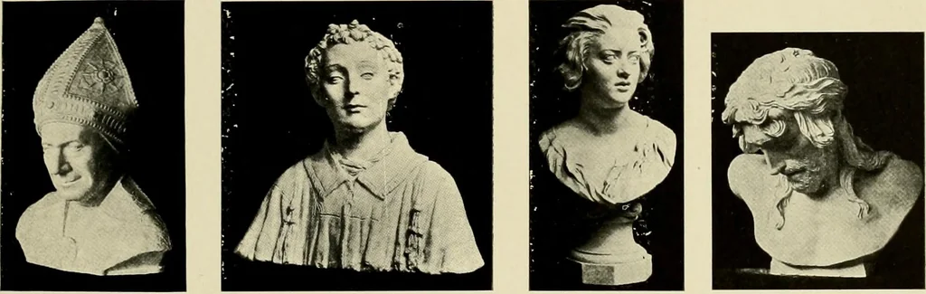 An illustration from Catalogue of plaster reproductions from antique, medieval and modern sculpture : subjects suitable for schools, libraries, and homes., 1911, leaf 74