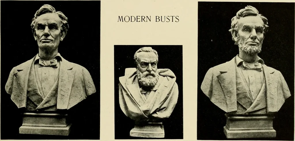 An illustration from Catalogue of plaster reproductions from antique, medieval and modern sculpture : subjects suitable for schools, libraries, and homes., 1911, leaf 76