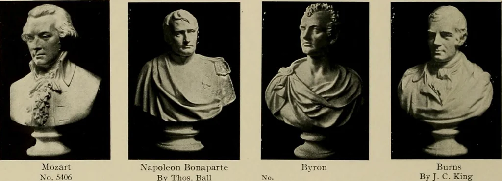 An illustration from Catalogue of plaster reproductions from antique, medieval and modern sculpture : subjects suitable for schools, libraries, and homes., 1911, leaf 77