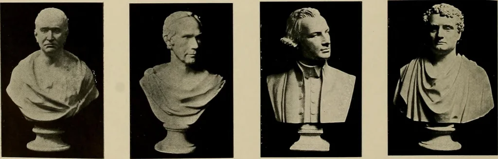 An illustration from Catalogue of plaster reproductions from antique, medieval and modern sculpture : subjects suitable for schools, libraries, and homes., 1911, leaf 77