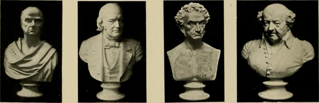 An illustration from Catalogue of plaster reproductions from antique, medieval and modern sculpture : subjects suitable for schools, libraries, and homes., 1911, leaf 79