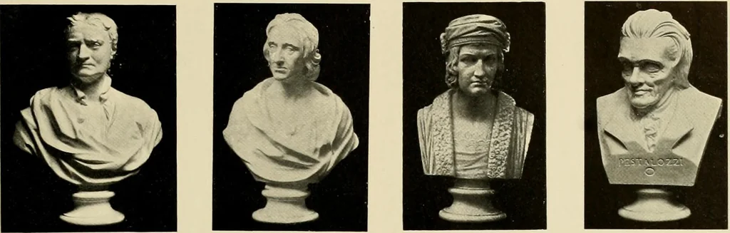 An illustration from Catalogue of plaster reproductions from antique, medieval and modern sculpture : subjects suitable for schools, libraries, and homes., 1911, leaf 80