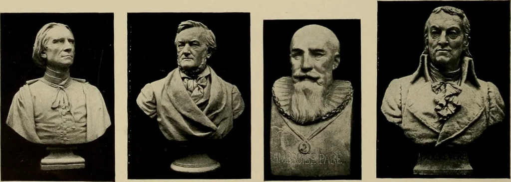 An illustration from Catalogue of plaster reproductions from antique, medieval and modern sculpture : subjects suitable for schools, libraries, and homes., 1911, leaf 83