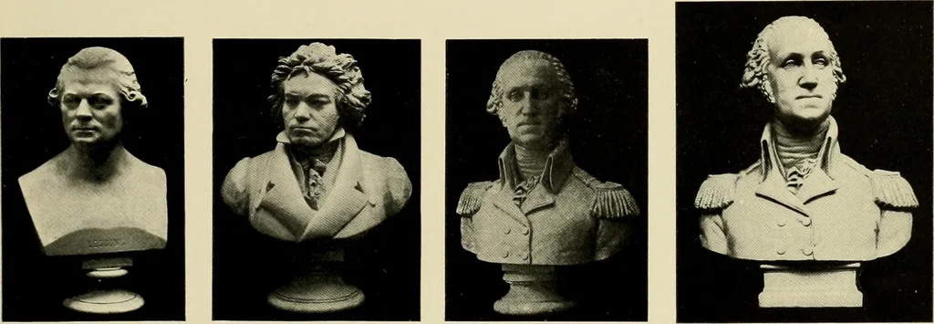 An illustration from Catalogue of plaster reproductions from antique, medieval and modern sculpture : subjects suitable for schools, libraries, and homes., 1911, leaf 84