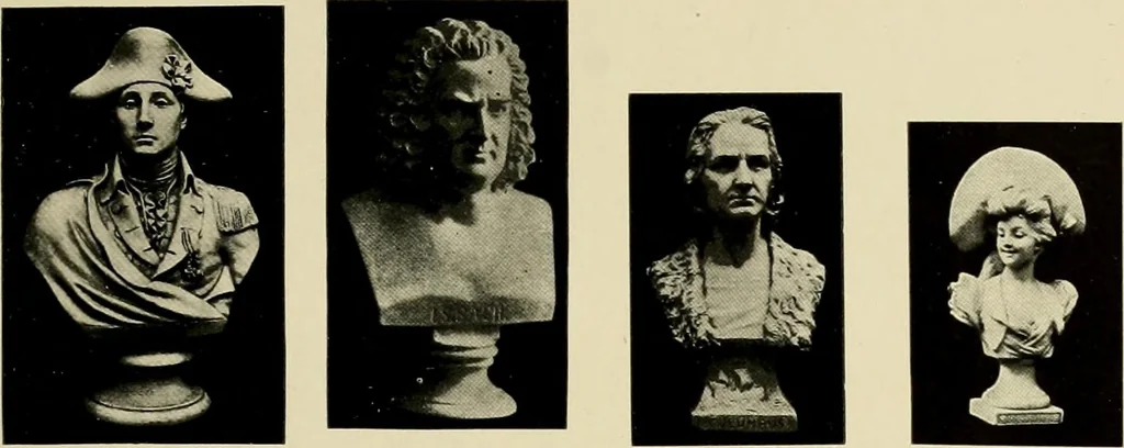 An illustration from Catalogue of plaster reproductions from antique, medieval and modern sculpture : subjects suitable for schools, libraries, and homes., 1911, leaf 86