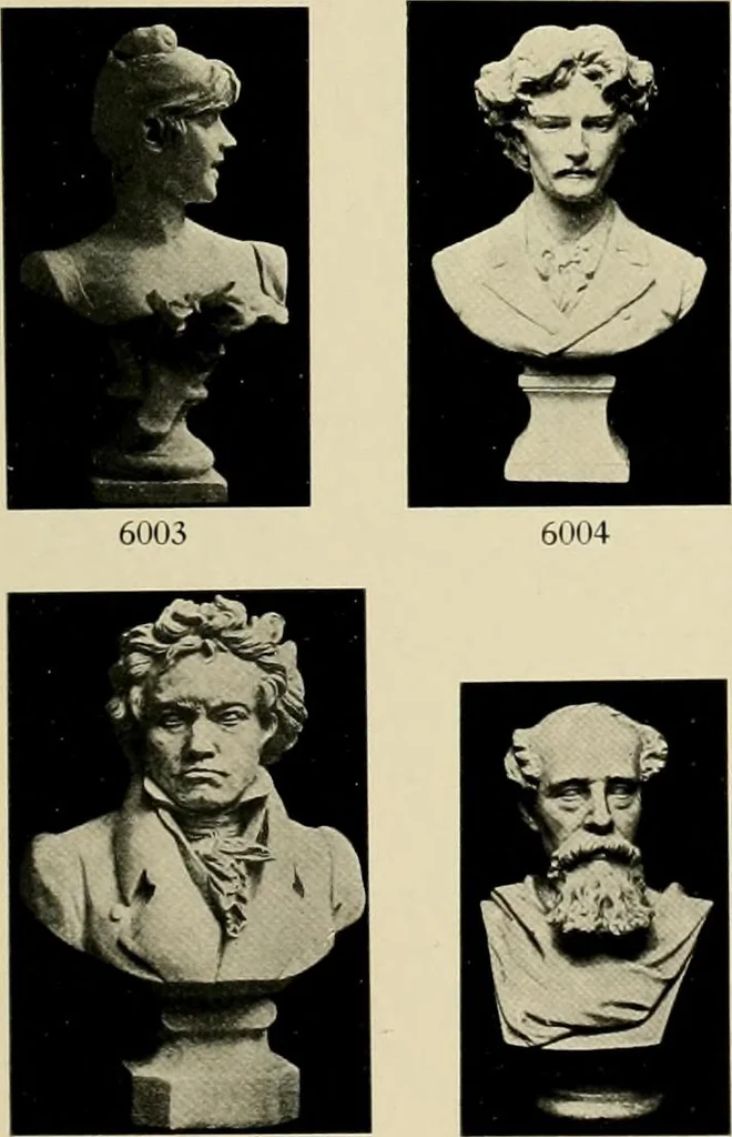 An illustration from Catalogue of plaster reproductions from antique, medieval and modern sculpture : subjects suitable for schools, libraries, and homes., 1911, leaf 86