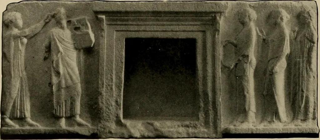 An illustration from Catalogue of plaster reproductions from antique, medieval and modern sculpture : subjects suitable for schools, libraries, and homes., 1911, leaf 97