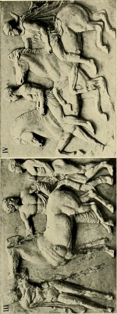 An illustration from Catalogue of plaster reproductions from antique, medieval and modern sculpture : subjects suitable for schools, libraries, and homes., 1911, leaf 98