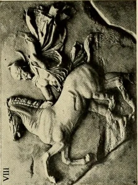 An illustration from Catalogue of plaster reproductions from antique, medieval and modern sculpture : subjects suitable for schools, libraries, and homes., 1911, leaf 98