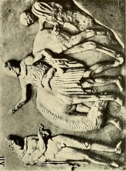 An illustration from Catalogue of plaster reproductions from antique, medieval and modern sculpture : subjects suitable for schools, libraries, and homes., 1911, leaf 98