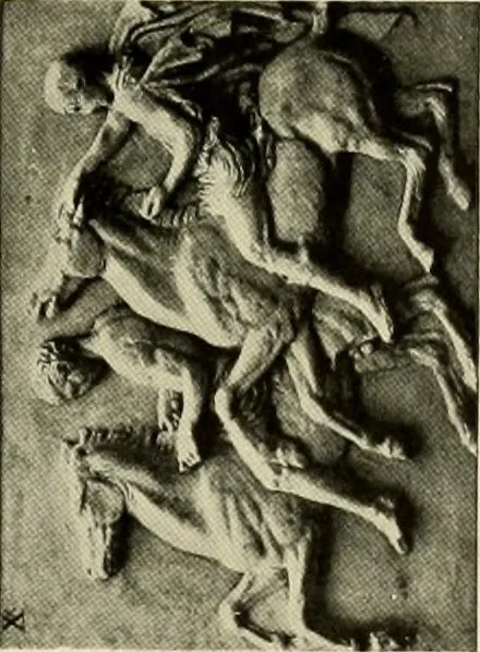 An illustration from Catalogue of plaster reproductions from antique, medieval and modern sculpture : subjects suitable for schools, libraries, and homes., 1911, leaf 98