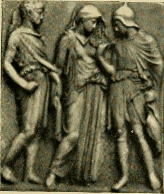 An illustration from Catalogue of A. Da Prato and Co. : importers and manufacturers of plaster cast reproductions from antique, medieval, and modern sculpture : subjects of every description for art schools : edition of 1900., 1900, leaf 44