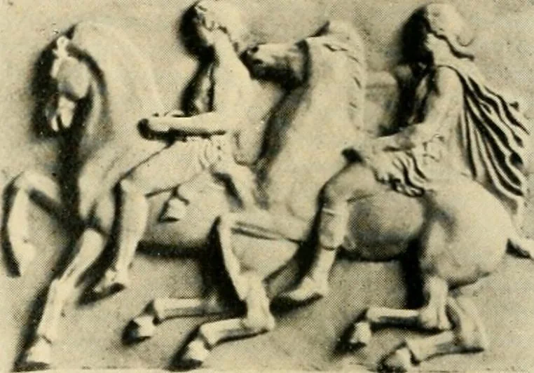 An illustration from Catalogue of A. Da Prato and Co. : importers and manufacturers of plaster cast reproductions from antique, medieval, and modern sculpture : subjects of every description for art schools : edition of 1900., 1900, leaf 45