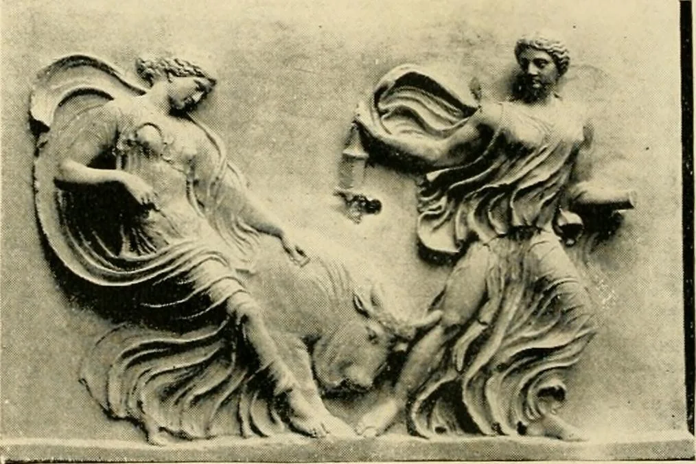 An illustration from Catalogue of A. Da Prato and Co. : importers and manufacturers of plaster cast reproductions from antique, medieval, and modern sculpture : subjects of every description for art schools : edition of 1900., 1900, leaf 45