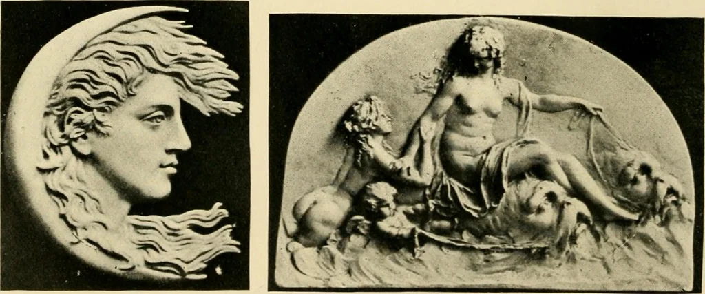 An illustration from Catalogue of A. Da Prato and Co. : importers and manufacturers of plaster cast reproductions from antique, medieval, and modern sculpture : subjects of every description for art schools : edition of 1900., 1900, leaf 57
