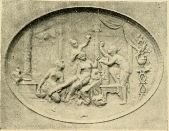 An illustration from Catalogue of A. Da Prato and Co. : importers and manufacturers of plaster cast reproductions from antique, medieval, and modern sculpture : subjects of every description for art schools : edition of 1900., 1900, leaf 63