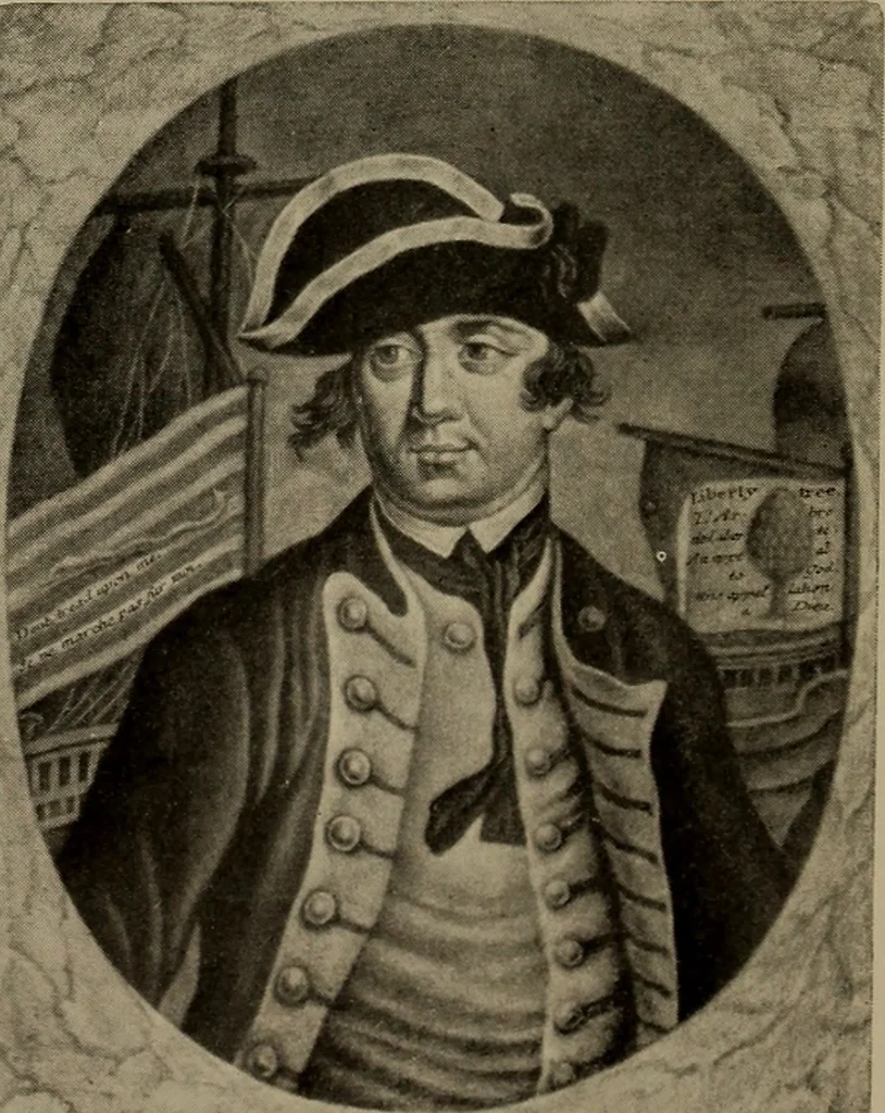 An illustration from Catalogue of American historical portraits and engravings : including rare Revolutionary prints and unique New York views, 1905, leaf 16