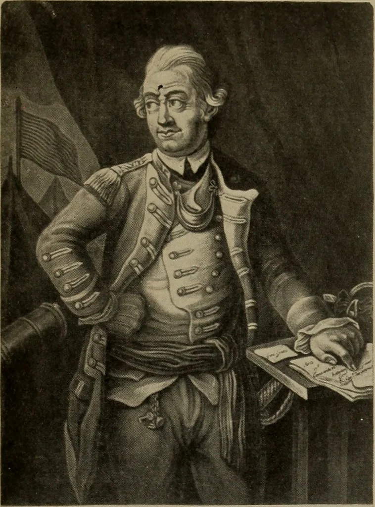 An illustration from Catalogue of American historical portraits and engravings : including rare Revolutionary prints and unique New York views, 1905, leaf 16