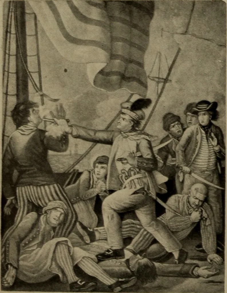 An illustration from Catalogue of American historical portraits and engravings : including rare Revolutionary prints and unique New York views, 1905, leaf 19