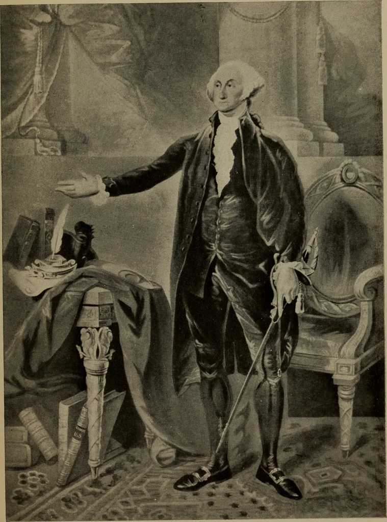 An illustration from Catalogue of American historical portraits and engravings : including rare Revolutionary prints and unique New York views, 1905, leaf 32