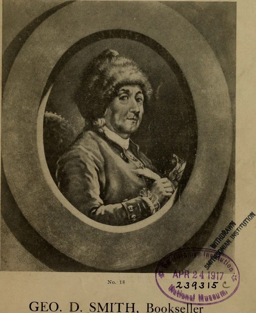 An illustration from Catalogue of American historical portraits and engravings : including rare Revolutionary prints and unique New York views, 1905, leaf 6