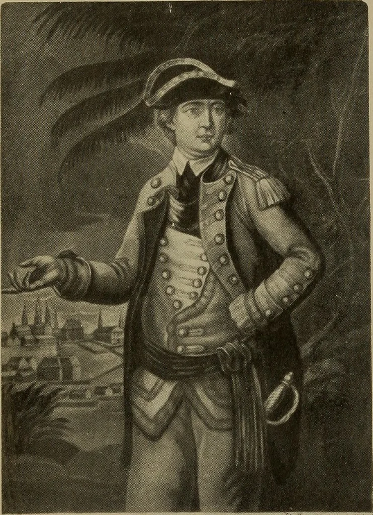 An illustration from Catalogue of American historical portraits and engravings : including rare Revolutionary prints and unique New York views, 1905, leaf 9