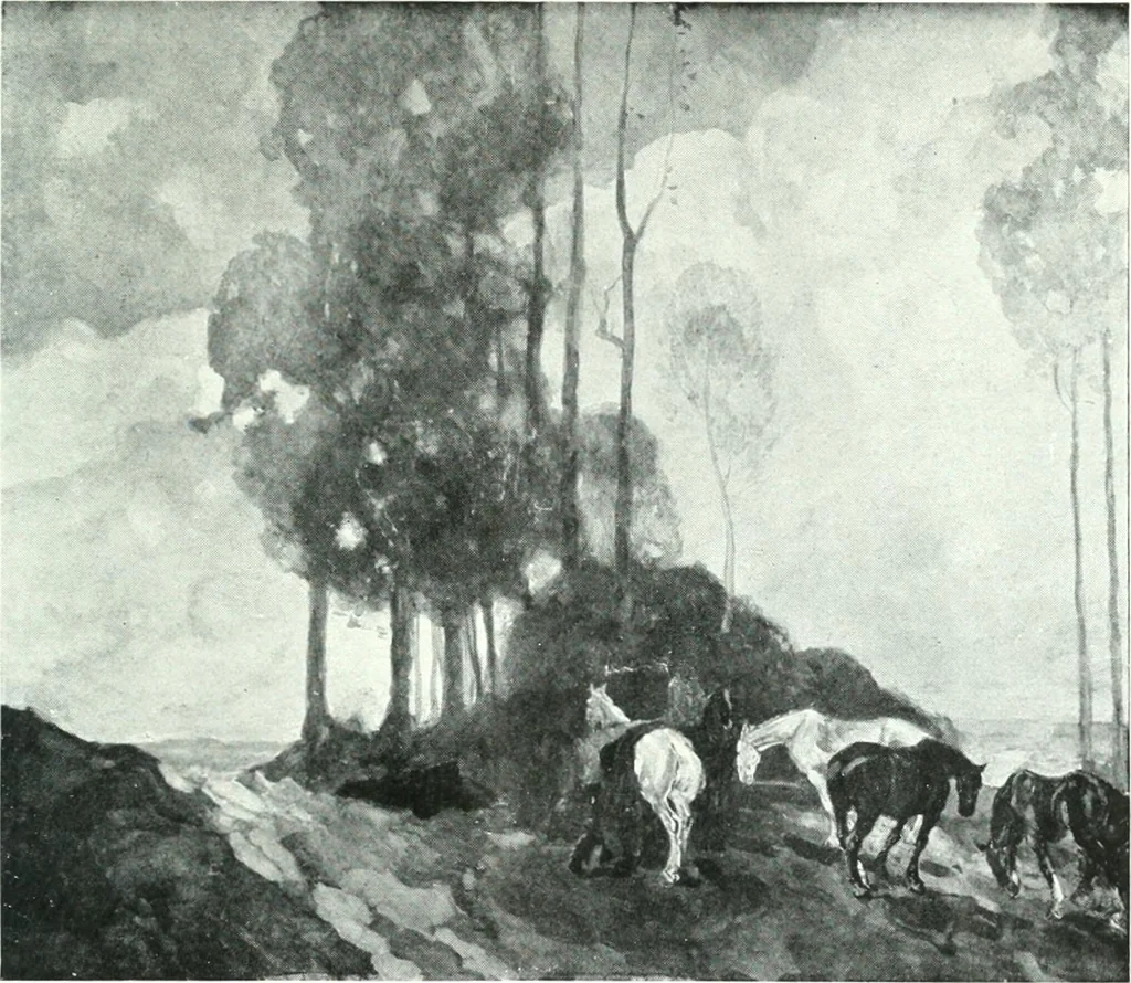 An illustration from Catalogue of the Forty-Ninth annual exhibition of the Ontario Society of Artists, 1921, leaf 14