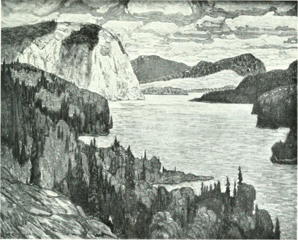 An illustration from Catalogue of the Forty-Ninth annual exhibition of the Ontario Society of Artists, 1921, leaf 20