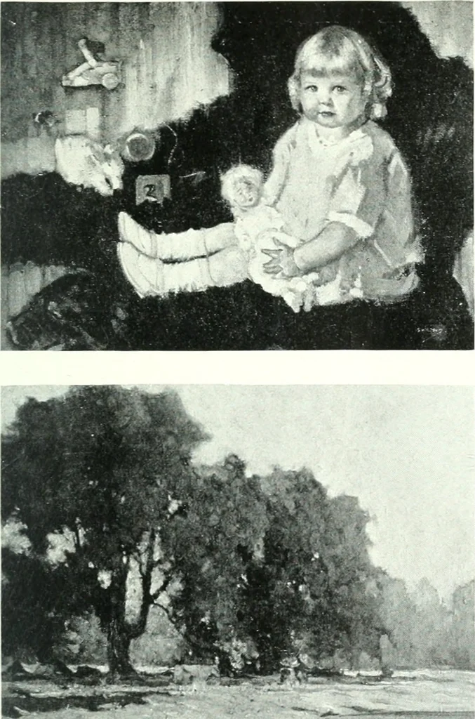 An illustration from Catalogue of the Fiftieth annual exhibition of the Ontario Society of Artists, 1922, leaf 26
