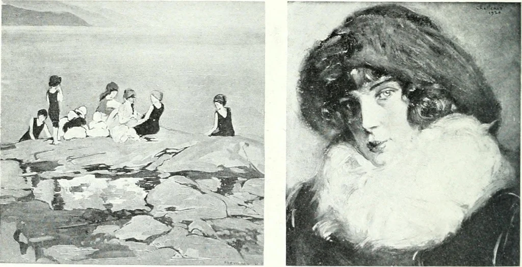 An illustration from Catalogue of the Fiftieth annual exhibition of the Ontario Society of Artists, 1922, leaf 31