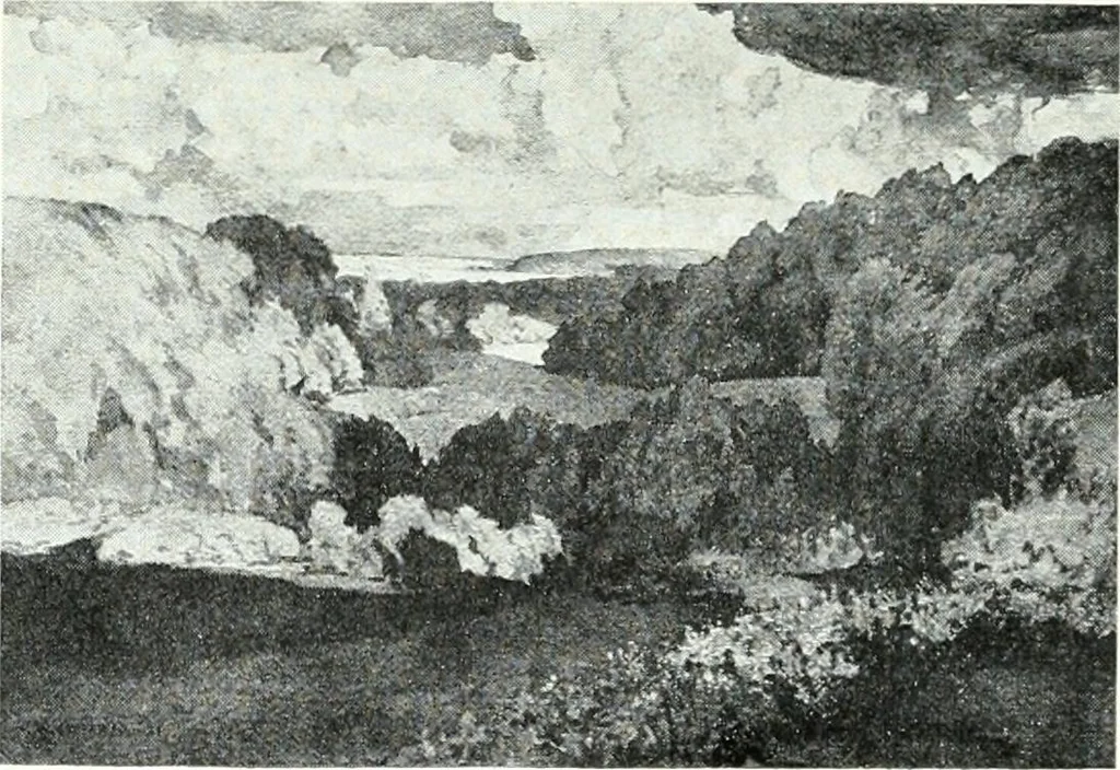 An illustration from Catalogue of the Fiftieth annual exhibition of the Ontario Society of Artists, 1922, leaf 33