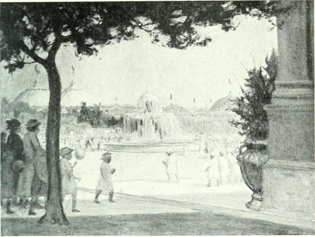An illustration from Catalogue of the Fiftieth annual exhibition of the Ontario Society of Artists, 1922, leaf 34