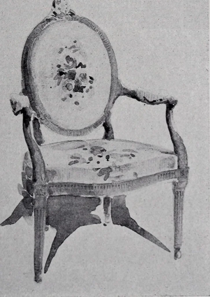 An illustration from Catalogue of the architectural exhibition, Boston Architectural Club and Boston Society of Architects: St. Botolph Club, 2 Newbury Street, from May 22nd to June 3rd, 1899, 1899, leaf 102