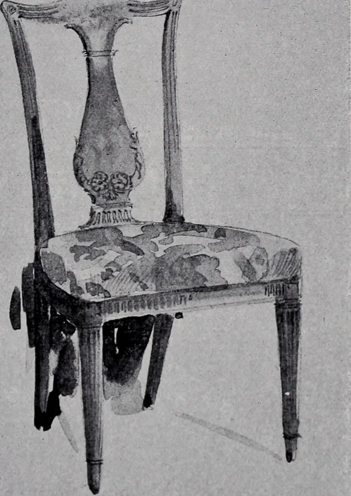 An illustration from Catalogue of the architectural exhibition, Boston Architectural Club and Boston Society of Architects: St. Botolph Club, 2 Newbury Street, from May 22nd to June 3rd, 1899, 1899, leaf 102