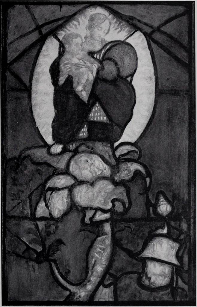 An illustration from Catalogue of the architectural exhibition, Boston Architectural Club and Boston Society of Architects: St. Botolph Club, 2 Newbury Street, from May 22nd to June 3rd, 1899, 1899, leaf 110