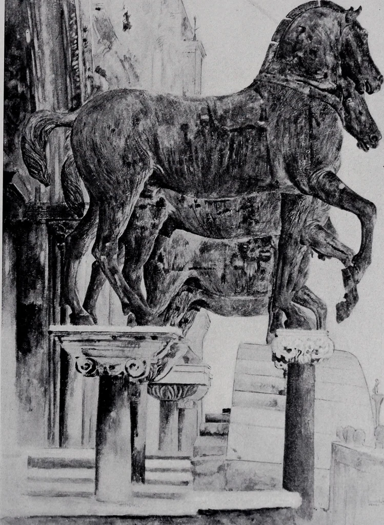 An illustration from Catalogue of the architectural exhibition, Boston Architectural Club and Boston Society of Architects: St. Botolph Club, 2 Newbury Street, from May 22nd to June 3rd, 1899, 1899, leaf 116