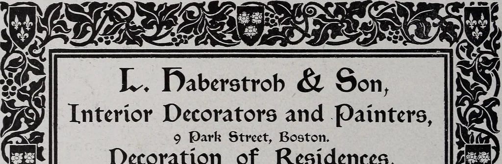 An illustration from Catalogue of the architectural exhibition, Boston Architectural Club and Boston Society of Architects: St. Botolph Club, 2 Newbury Street, from May 22nd to June 3rd, 1899, 1899, leaf 117