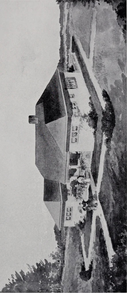 An illustration from Catalogue of the architectural exhibition, Boston Architectural Club and Boston Society of Architects: St. Botolph Club, 2 Newbury Street, from May 22nd to June 3rd, 1899, 1899, leaf 128