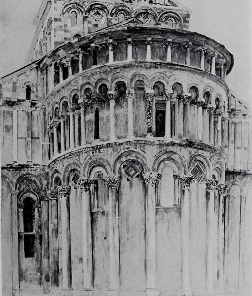 An illustration from Catalogue of the architectural exhibition, Boston Architectural Club and Boston Society of Architects: St. Botolph Club, 2 Newbury Street, from May 22nd to June 3rd, 1899, 1899, leaf 142