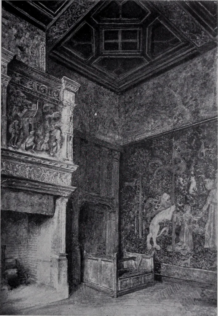 An illustration from Catalogue of the architectural exhibition, Boston Architectural Club and Boston Society of Architects: St. Botolph Club, 2 Newbury Street, from May 22nd to June 3rd, 1899, 1899, leaf 146